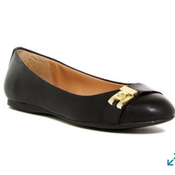 tommy hilfiger black flats